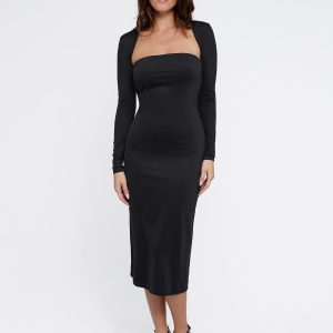 Shapewear Sculpting Midi Tube Dress or Shrug or Set