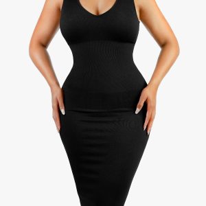 Shapewear Seamless Sleeveless Slimming Dress Set
